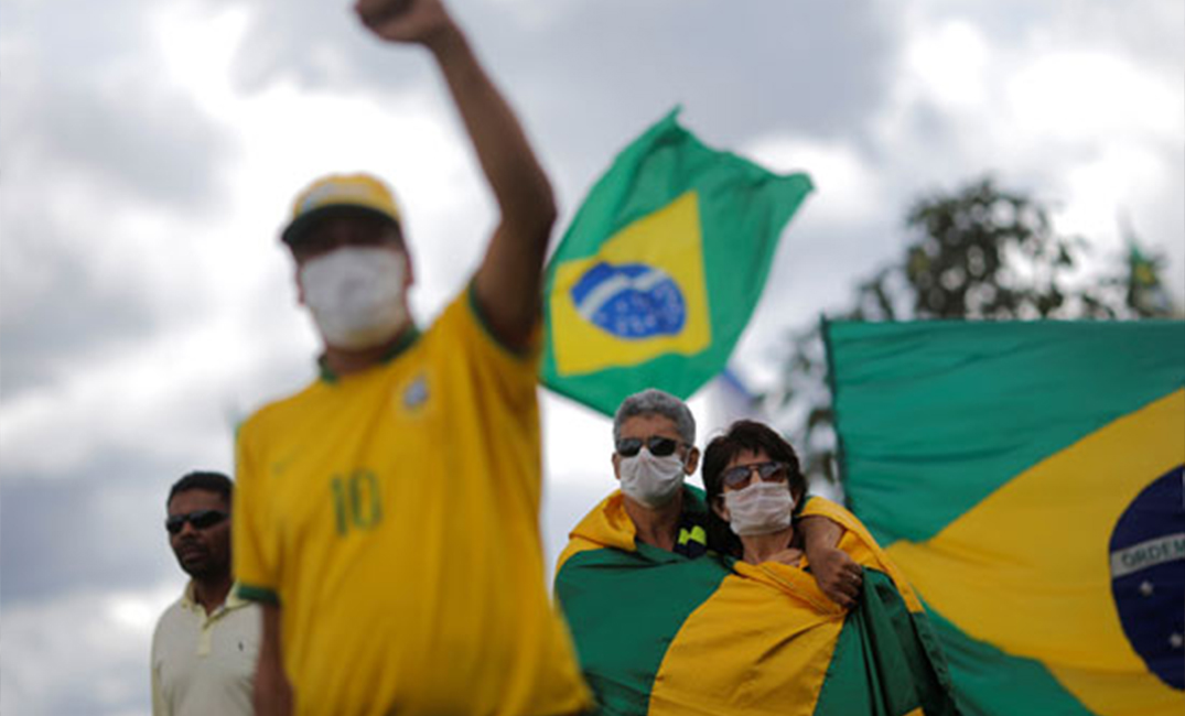 اصابات كورونا تتجاوز المليون حالة في البرازيل