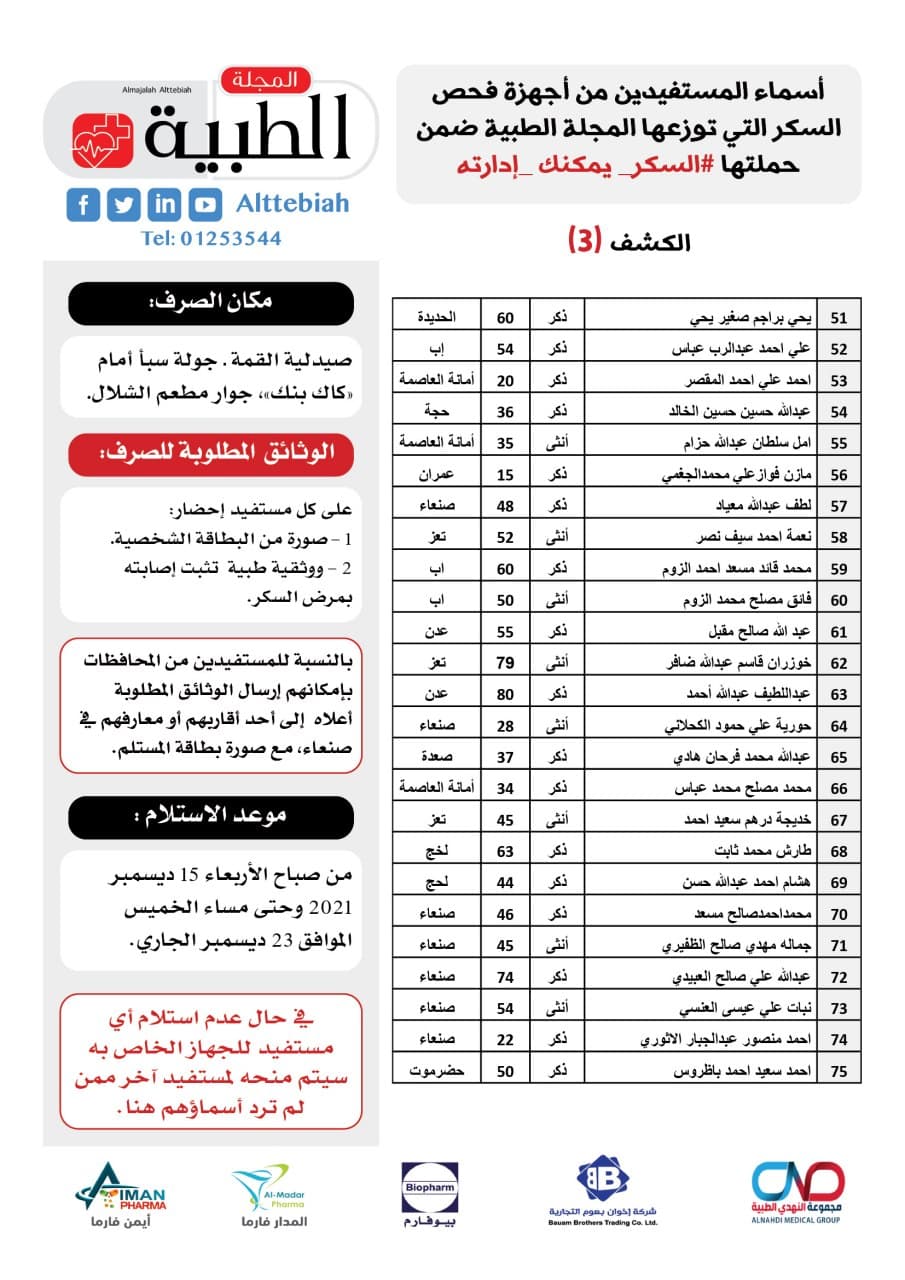 3 - المجلة الطبية