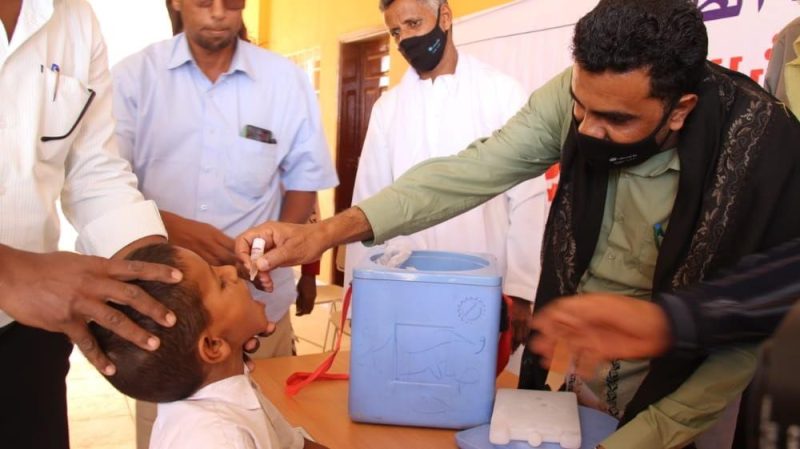 حملة لتحصين أطفال سقطرى من شلل الأطفال